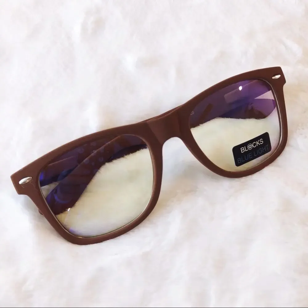 Alice Brown Classic Rectangle Blue Light Glasses